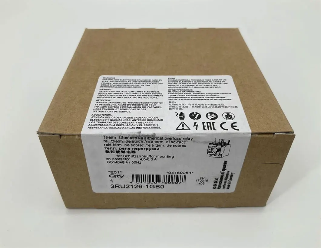 Brand New 3RU2126-1GB0 3RU2126-1GC0 3RU2126-1GJ0 3RU2126-1HB0 3RU2126-1HC0 3RU2126-1HJ0 Warranty One-year
Brand New 3RU2126-1GB0 3RU2126-1GC0 3RU2126-1GJ0 3RU2126-1HB0 3RU2126-1HC0 3RU2126-1HJ0 Warranty One-year