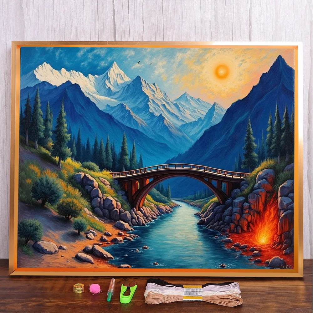 Landscape Sunset River Printed Cross Stitch Full Kit Embroidery Handicraft Handmade Handiwork Hobby Gift Room Decor Different
Landscape Sunset River Printed Cross Stitch Full Kit Embroidery Handicraft Handmade Handiwork Hobby Gift Room Decor Different