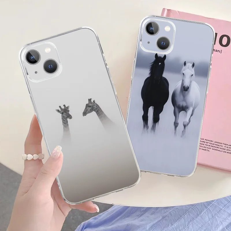 Cute Animal Horse Elephant Giraffe Phone Case For iPhone 16 15 11 12 14 13 Pro Max Mini X XSMax XR 7 8 Plus SE4 16e Silica Cover
Cute Animal Horse Elephant Giraffe Phone Case For iPhone 16 15 11 12 14 13 Pro Max Mini X XSMax XR 7 8 Plus SE4 16e Silica Cover