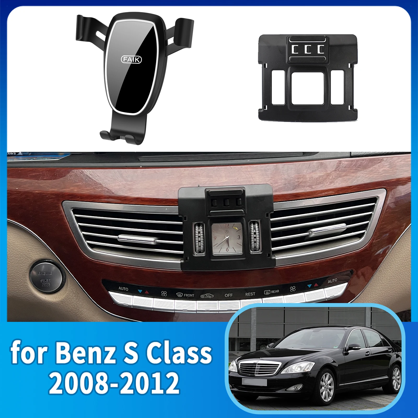 Car Mobile Phone Holder for Mercedes Benz S Class W221 2008~2012 Accessories GPS Bracket Navigation Stand Auto
Car Mobile Phone Holder for Mercedes Benz S Class W221 2008~2012 Accessories GPS Bracket Navigation Stand Auto