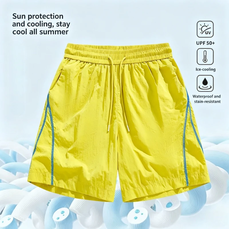Lightweight UV Protection Quick-Dry Shorts UPF50+ Summer Drawstring Men Casual Jogger Casual Classic Workout Gym Running Sports
Lightweight UV Protection Quick-Dry Shorts UPF50+ Summer Drawstring Men Casual Jogger Casual Classic Workout Gym Running Sports