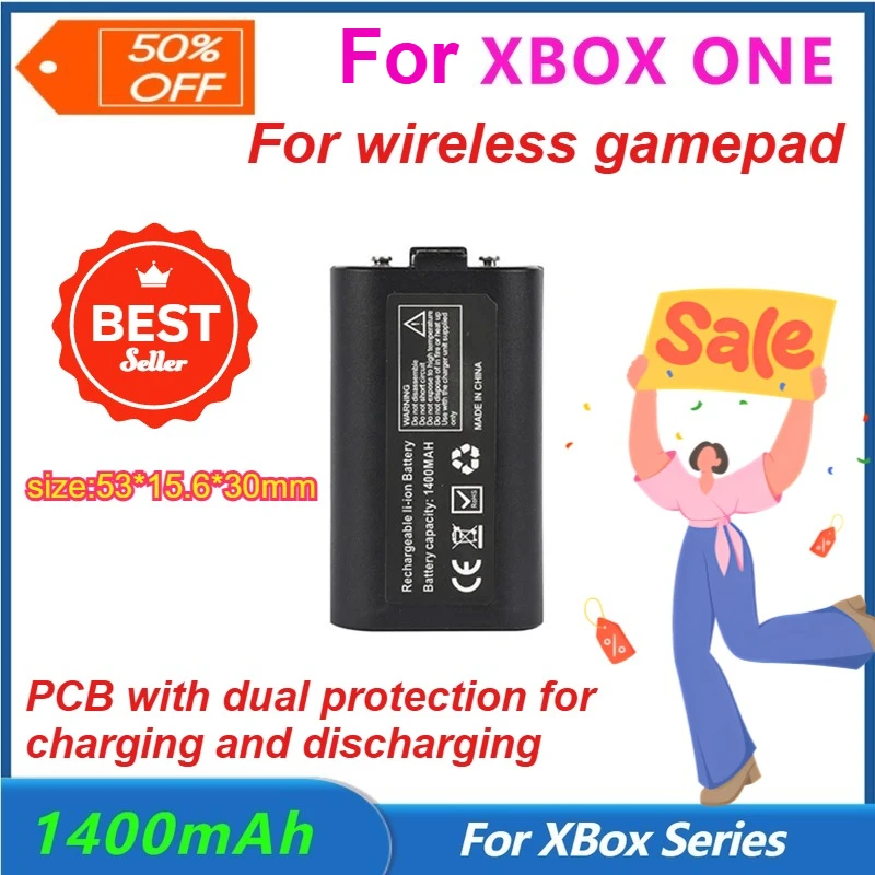 New 1400mAh Rechargeable Battery for XBox Series S X Xbox One S X, for Xbox One S X Series Wireless Game Controller
New 1400mAh Rechargeable Battery for XBox Series S X Xbox One S X, for Xbox One S X Series Wireless Game Controller