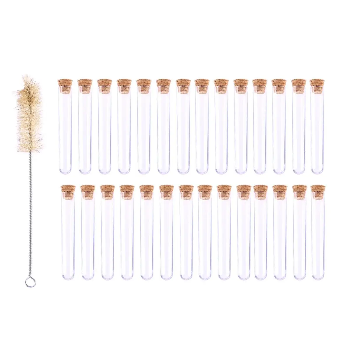 Plastic Test 20x150mm Friendly Portable Leak Proof Test Tube Cork Stoppers for Beauty Samples Lab Gifts
Plastic Test 20x150mm Friendly Portable Leak Proof Test Tube Cork Stoppers for Beauty Samples Lab Gifts