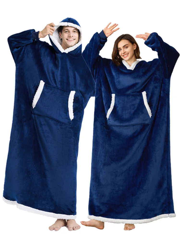 Winter Hoodie Blanket Women Oversized Plush Blanket Sweatshirt Fashion Warm Hooded Pullover Casual Loose Fluffy Couple Hoodies
Winter Hoodie Blanket Women Oversized Plush Blanket Sweatshirt Fashion Warm Hooded Pullover Casual Loose Fluffy Couple Hoodies