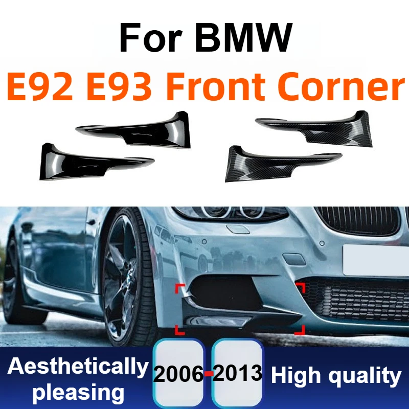 For BMW 3 Series E92 E93 Coupe 2006-2013 M-Tech Style Front Lip Splitter Spoiler Bumper Corner Body Kit Modification Trim Part
For BMW 3 Series E92 E93 Coupe 2006-2013 M-Tech Style Front Lip Splitter Spoiler Bumper Corner Body Kit Modification Trim Part