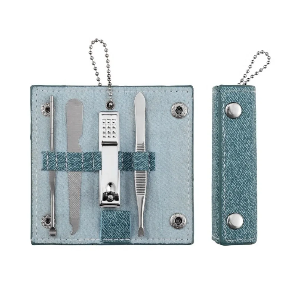 Portable 4 in 1 Nail Clipper Kit Mini PU Leather Case Manicure Tools Set Stainless Steel Nail File Eyebrow Trimming Tool
Portable 4 in 1 Nail Clipper Kit Mini PU Leather Case Manicure Tools Set Stainless Steel Nail File Eyebrow Trimming Tool