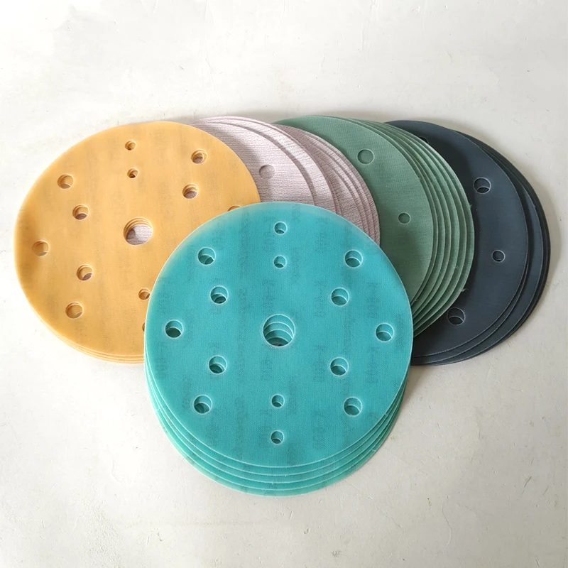 Double Eagle KOVAX 6-inch 15-hole round dry grinding polishing sandpaper for vehicle paint - fine finish with no sanding marks -
Double Eagle KOVAX 6-inch 15-hole round dry grinding polishing sandpaper for vehicle paint - fine finish with no sanding marks -