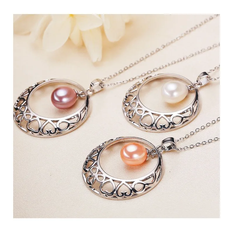 Pearl Jewelry Hollow Round National Style Full Moon Water Drop Freshwater Pearl Pendant Necklace Women
Pearl Jewelry Hollow Round National Style Full Moon Water Drop Freshwater Pearl Pendant Necklace Women