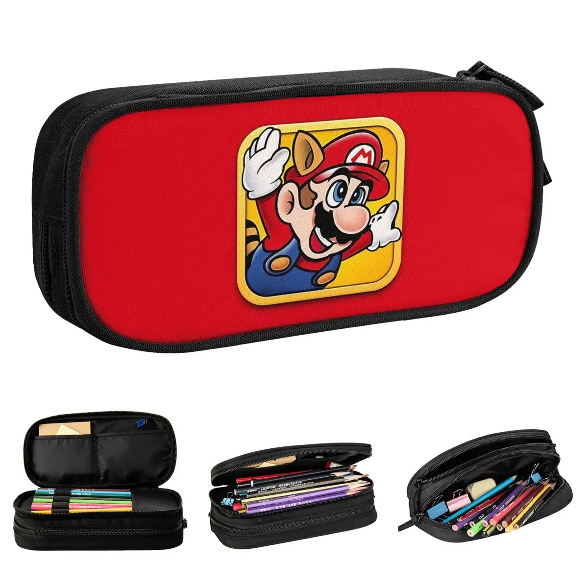 Fun Video Games Super Marios Pencil Case Pencilcases Pen Box for Student Large Storage Bags School Supplies Gifts Stationery
Fun Video Games Super Marios Pencil Case Pencilcases Pen Box for Student Large Storage Bags School Supplies Gifts Stationery