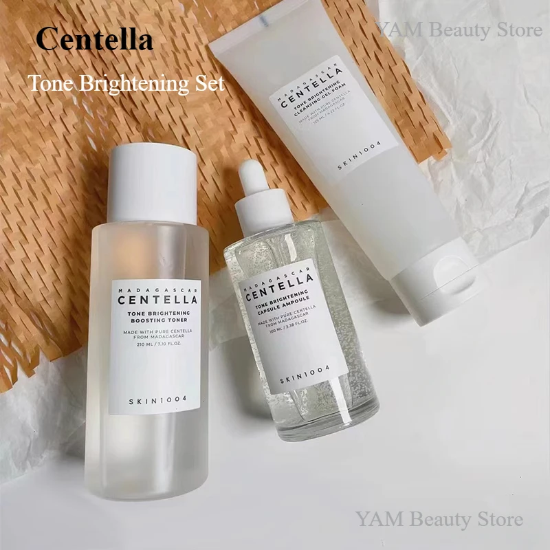 Korean Centella Skin1004 Moisturizing Toner Facial Cleanser and Brightening Face Serum Soothing Skincare Original Products Set
Korean Centella Skin1004 Moisturizing Toner Facial Cleanser and Brightening Face Serum Soothing Skincare Original Products Set