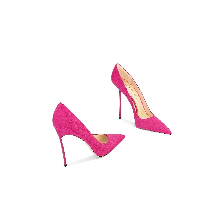 New rose-colored high heels for women,pointed toe,thin heel,exquisite temperament,elegant lady style,princess style,single shoes
New rose-colored high heels for women,pointed toe,thin heel,exquisite temperament,elegant lady style,princess style,single shoes