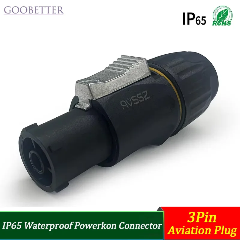 IP65 Waterproof 3P Stage Beam Light Aviation Plug 20A Power Cable & LED Display NAC3FCA Stage Lighting
IP65 Waterproof 3P Stage Beam Light Aviation Plug 20A Power Cable & LED Display NAC3FCA Stage Lighting