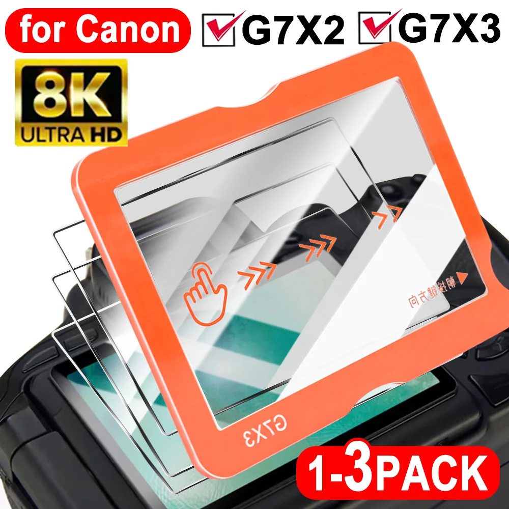 For Canon G7X2 1-3PCS 9H Easy Installation Tempered Glass Screen Protector AntiScratch Camera LCD Protective Film for Canon G7X3
For Canon G7X2 1-3PCS 9H Easy Installation Tempered Glass Screen Protector AntiScratch Camera LCD Protective Film for Canon G7X3