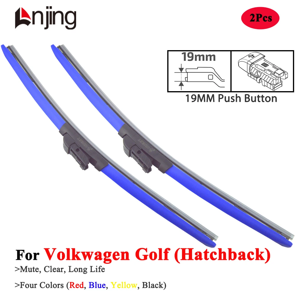LNJING Colorful Wiper Blades For VW Volkswagen Golf Hatchback 1992 2000 2007 2012 2016 2019 2022 2023 2024 2025 Car Accessories
LNJING Colorful Wiper Blades For VW Volkswagen Golf Hatchback 1992 2000 2007 2012 2016 2019 2022 2023 2024 2025 Car Accessories