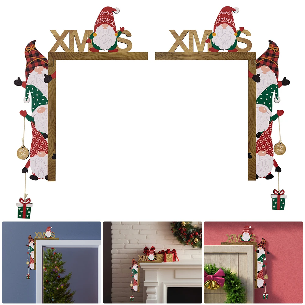 SWEETHOME Christmas Door Frame Sign Decorations Wooden Home Door Corner Decoration For Home Doors Windows Walls Indoor Frame
SWEETHOME Christmas Door Frame Sign Decorations Wooden Home Door Corner Decoration For Home Doors Windows Walls Indoor Frame