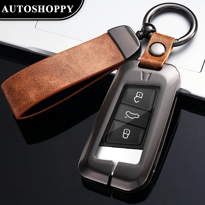 New Zinc Alloy Leather Remote Key Case Full Cover For Volkswagen VW Magotan Passat B8 Golf for Skoda Superb A7 Kodiaq Protector
New Zinc Alloy Leather Remote Key Case Full Cover For Volkswagen VW Magotan Passat B8 Golf for Skoda Superb A7 Kodiaq Protector
