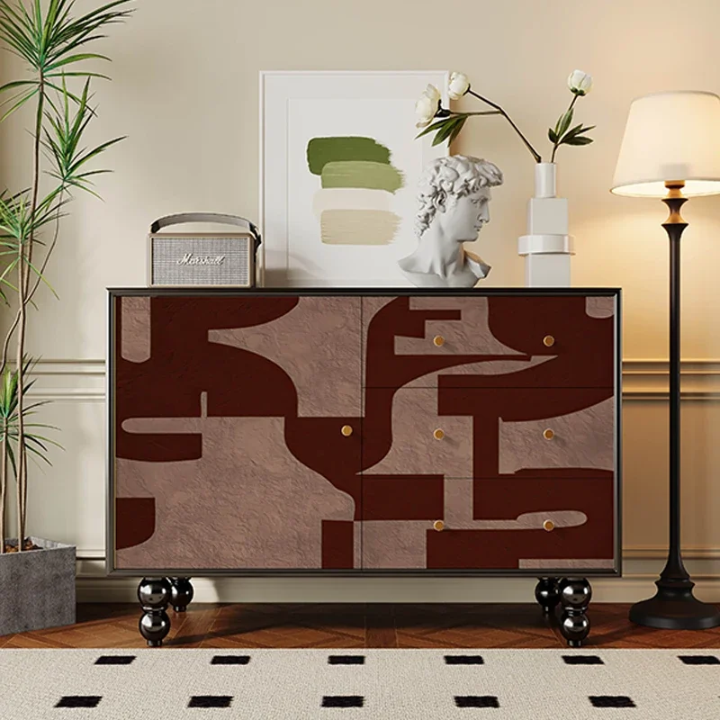 Living room storage drawer cabinet Household aisle solid wood decorative cabinet
Living room storage drawer cabinet Household aisle solid wood decorative cabinet