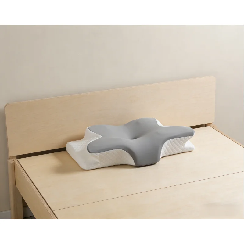 2026 New Solid Color Special-shaped Horn Butterfly Memory Foam Pillow Slow Rebound Neck Protection Cervical Sleep Pillow
2026 New Solid Color Special-shaped Horn Butterfly Memory Foam Pillow Slow Rebound Neck Protection Cervical Sleep Pillow