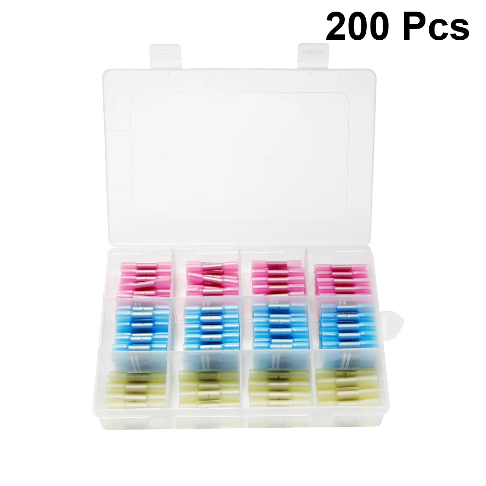 200pcs Heat Shrink Tubes Intermediate Tubing Wrap Cables Wires Red Blue Yellow 05 15mm2 18 10AWG Flat Shape Easy Cut Protect
200pcs Heat Shrink Tubes Intermediate Tubing Wrap Cables Wires Red Blue Yellow 05 15mm2 18 10AWG Flat Shape Easy Cut Protect