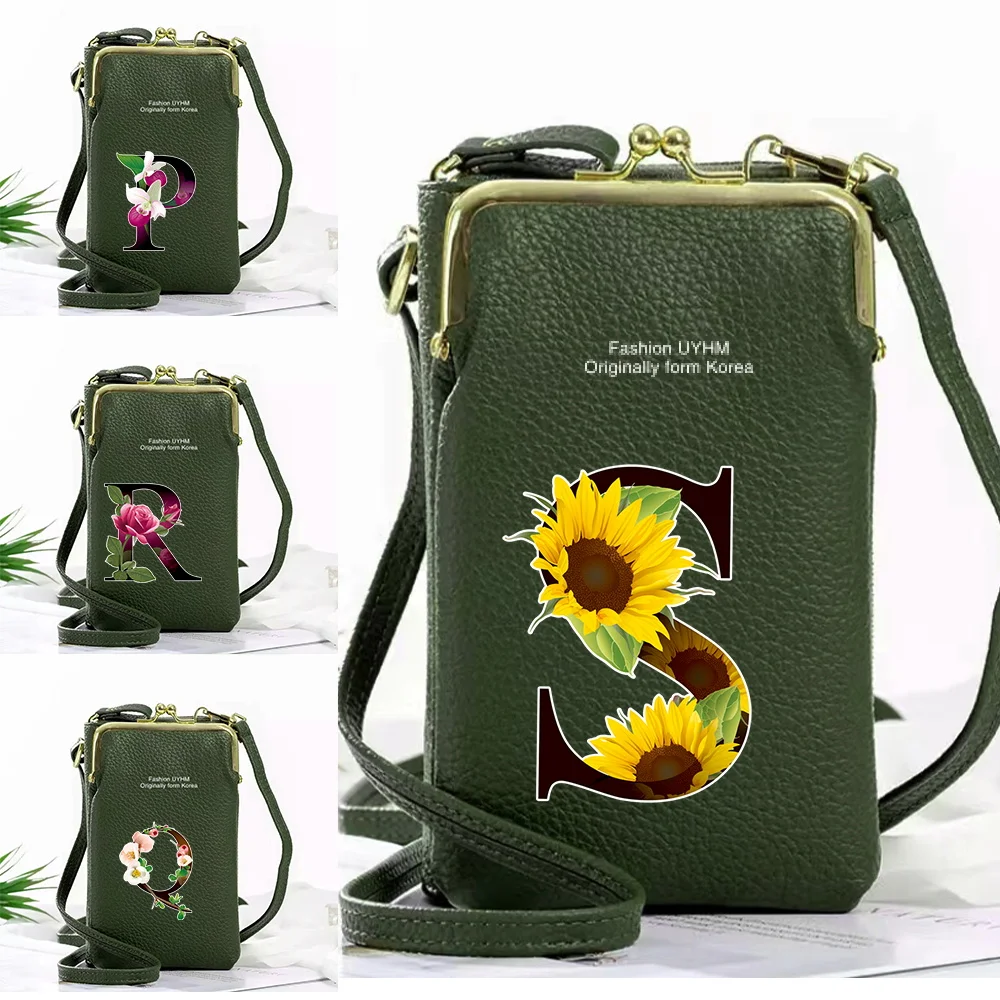 Women's Mobile Phone Crossbody Bag for Huawei/iPhone/Samsung Card Holder Wallet Shoulder Leather Handbag Flower Letter Printed
Women's Mobile Phone Crossbody Bag for Huawei/iPhone/Samsung Card Holder Wallet Shoulder Leather Handbag Flower Letter Printed