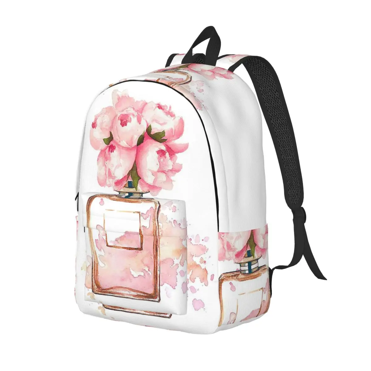 Hand Painted Floral Perfume Bottle Printed Backpack Daypack Large Capacity BookBag School Bag Shoulder Bags for Boys Girls
Hand Painted Floral Perfume Bottle Printed Backpack Daypack Large Capacity BookBag School Bag Shoulder Bags for Boys Girls