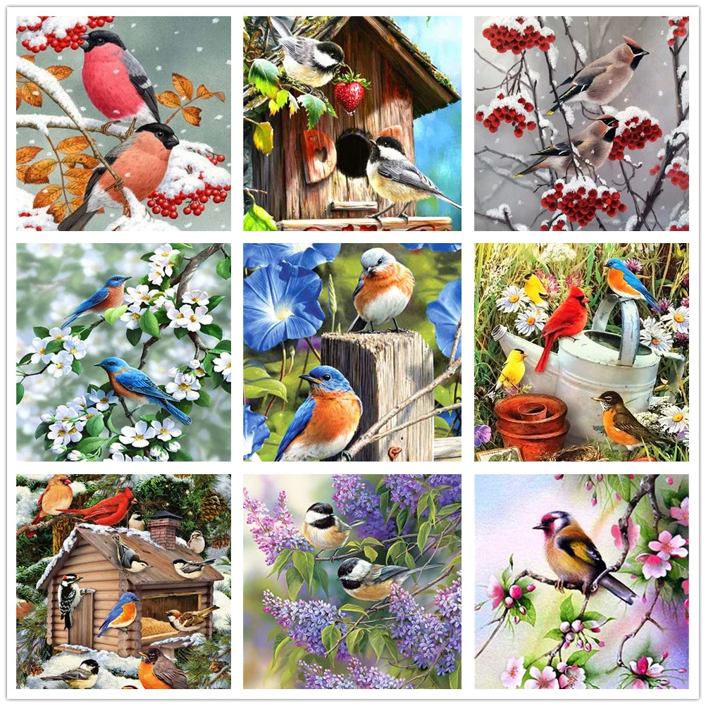 5D Diy Diamond Painting "Bird Scenery" Diamond Embroidery Winter Landscape Animal Mosaic Cross Stitch Kit Rhinestones Painting
5D Diy Diamond Painting "Bird Scenery" Diamond Embroidery Winter Landscape Animal Mosaic Cross Stitch Kit Rhinestones Painting