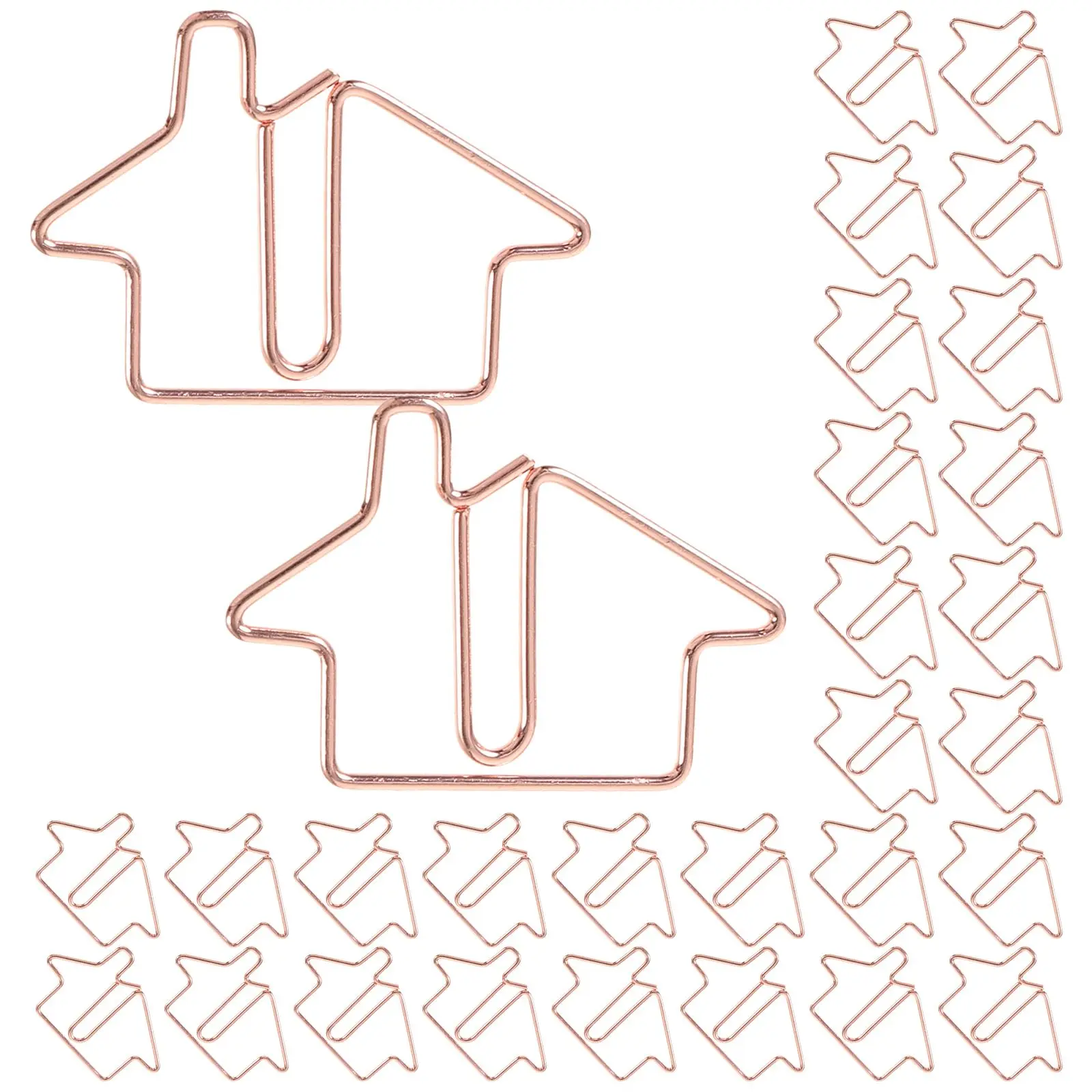 50 Pcs Metal Special-shaped Paper Clip House Bookmark Cute Cartoon 50pcs Gold Office Clips Delicate Carbon Steel
50 Pcs Metal Special-shaped Paper Clip House Bookmark Cute Cartoon 50pcs Gold Office Clips Delicate Carbon Steel