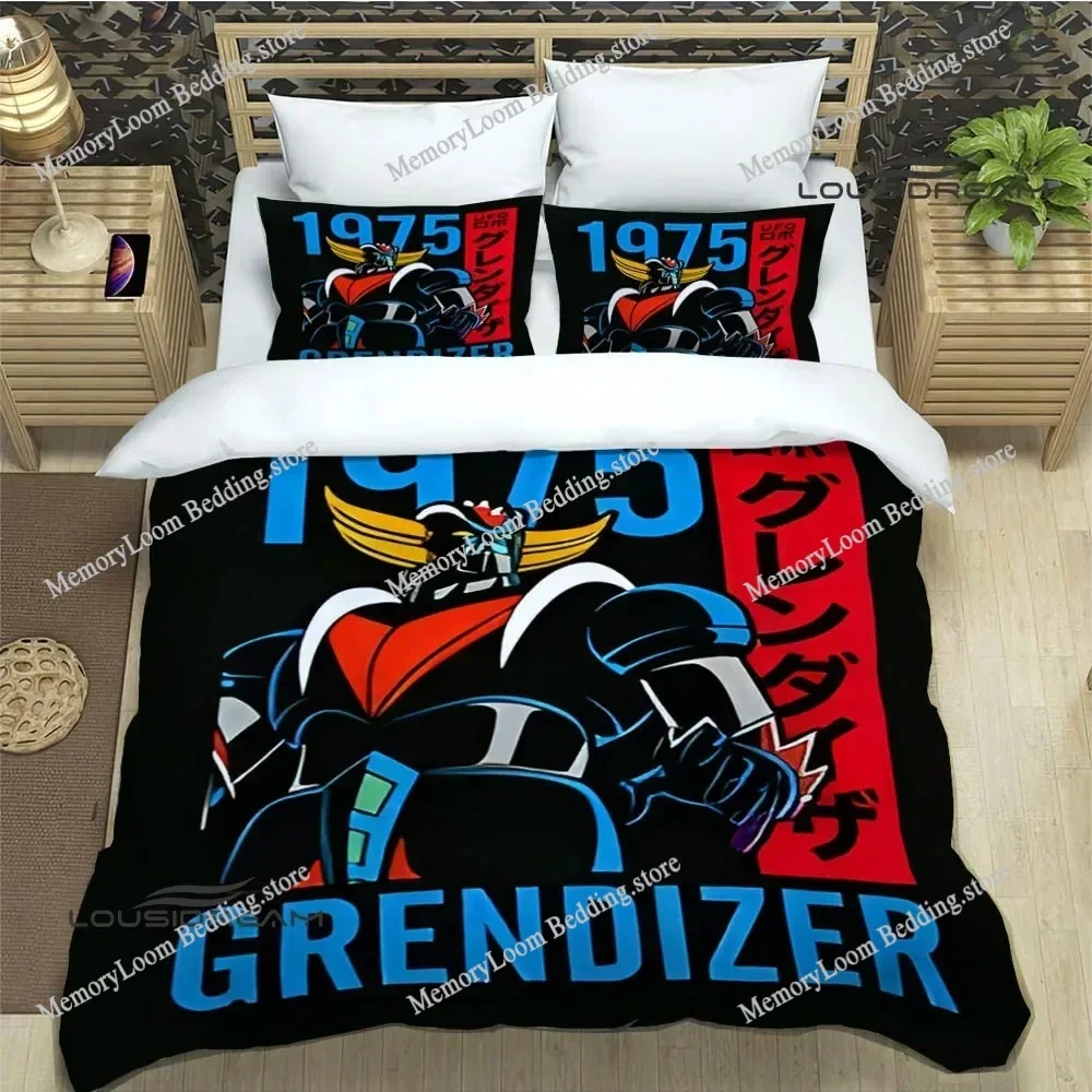 Premium Themed Bed Set: 3D Anime UFO ROBO GRENDIZER GOLDORAK Duvet Cover with Matching Pillowcases, for King/Queen Size Beds
Premium Themed Bed Set: 3D Anime UFO ROBO GRENDIZER GOLDORAK Duvet Cover with Matching Pillowcases, for King/Queen Size Beds