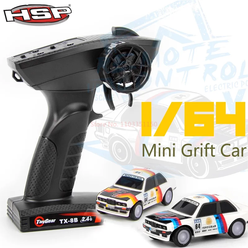 HSP 1/64 RC Drift Car 2.4G RTR Pocket Remote Control Car Full Proportional Control Desktop Competition Model for Kids and Adults
HSP 1/64 RC Drift Car 2.4G RTR Pocket Remote Control Car Full Proportional Control Desktop Competition Model for Kids and Adults