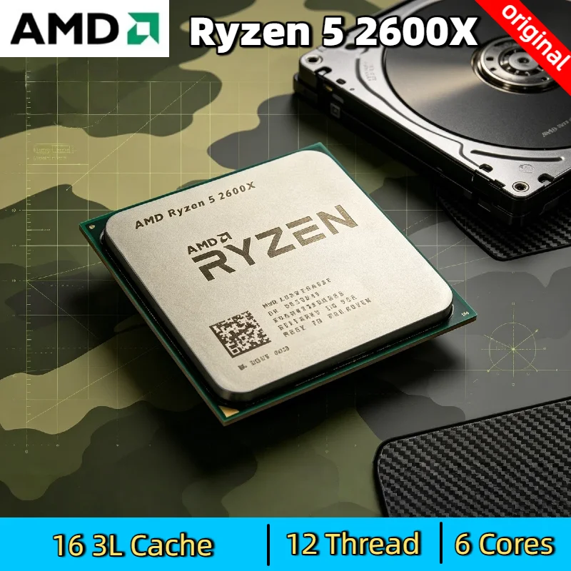 AMD Ryzen 5 2600X 6 Core 12 Thread 3.6GHz 95W Processor LGA AM4 Gaming CPU Without Package R5 2600X Ultra Fast Plus
AMD Ryzen 5 2600X 6 Core 12 Thread 3.6GHz 95W Processor LGA AM4 Gaming CPU Without Package R5 2600X Ultra Fast Plus