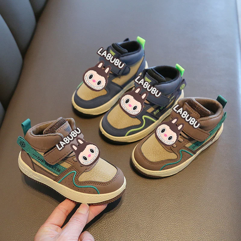 MINISO labubu Children Sneakers Spring Autumn Boy Girl Casual Shoes High Top New Board Shoes Soft Bottom Baby Toddler Shoes
MINISO labubu Children Sneakers Spring Autumn Boy Girl Casual Shoes High Top New Board Shoes Soft Bottom Baby Toddler Shoes