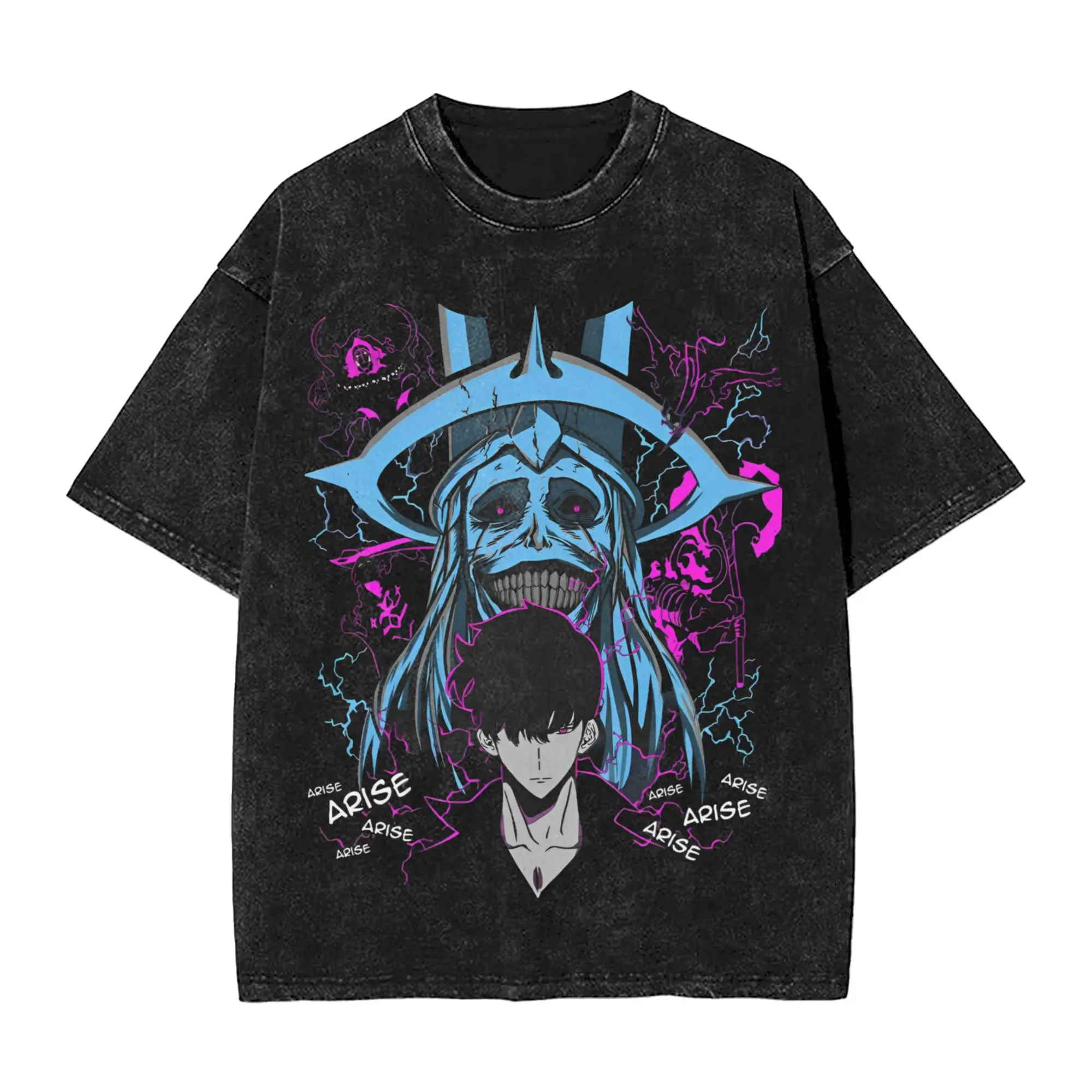 Men Women Vintage Washed T-shirts Anime S-Solo L-Leveling Printed T Shirt Merch Oversize Tees Tops
Men Women Vintage Washed T-shirts Anime S-Solo L-Leveling Printed T Shirt Merch Oversize Tees Tops