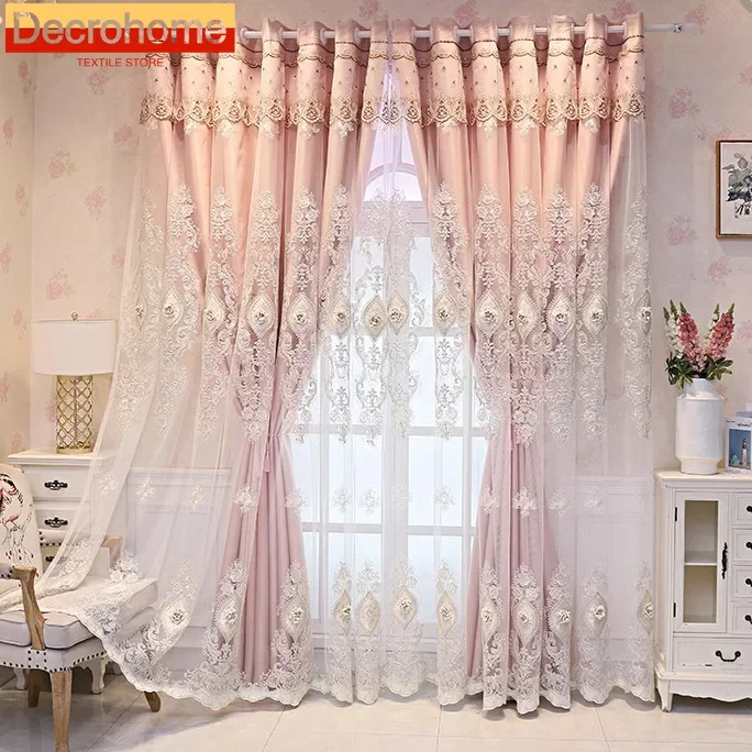 Embroidered Screen Double Layer Thickened Curtains for Living Room Bedroom French Window Balcony Bay Window Curtains Customize
Embroidered Screen Double Layer Thickened Curtains for Living Room Bedroom French Window Balcony Bay Window Curtains Customize