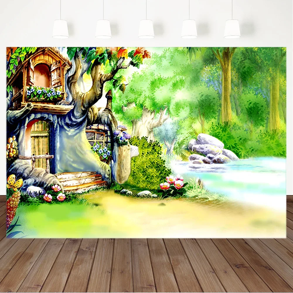 Весенний сказочный дом с деревом, фон для детской фотографии на день рождения, акварельный цветок, бабочка, фоны для фотосъемки
Весенний сказочный дом с деревом, фон для детской фотографии на день рождения, акварельный цветок, бабочка, фоны для фотосъемки