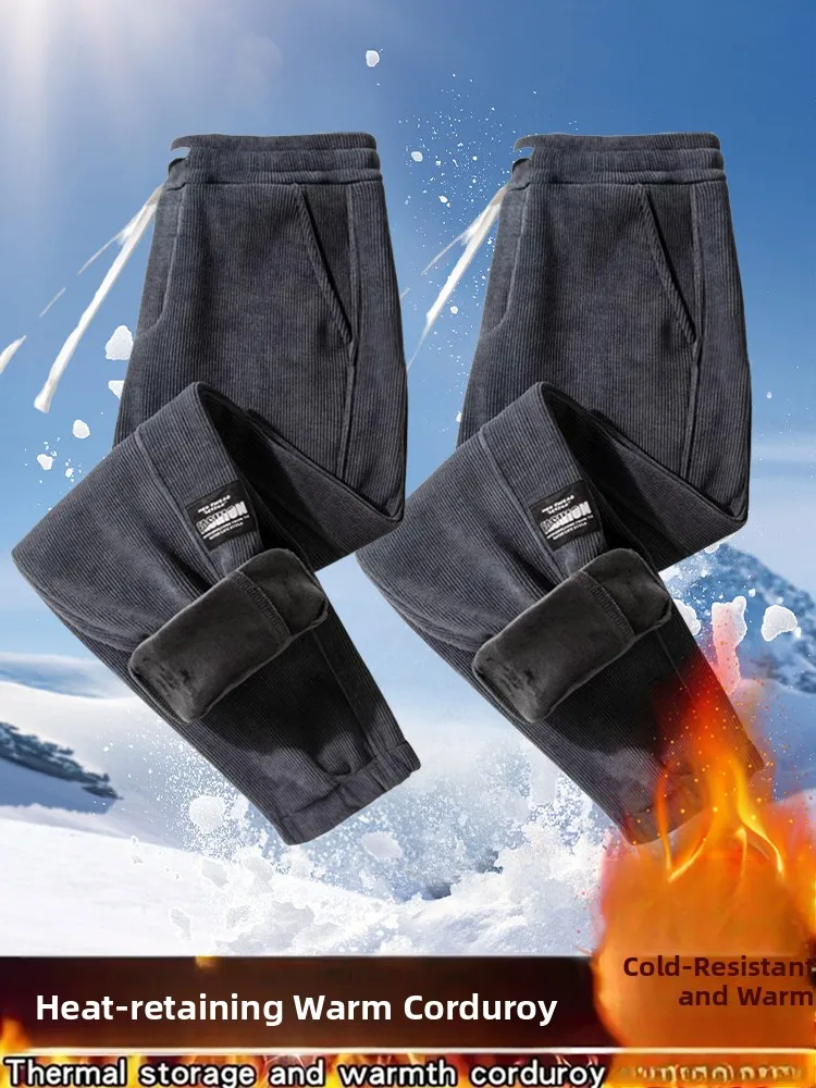 Men's Autumn Winter Fce Lined Corduroy Loose Fit Sweatpants Korean Sle Casual Pants plus Size Wide Leg Trousers
Men's Autumn Winter Fce Lined Corduroy Loose Fit Sweatpants Korean Sle Casual Pants plus Size Wide Leg Trousers