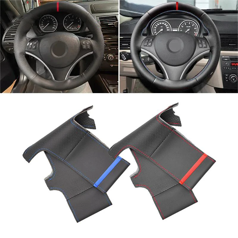 For BMW 1 3 Series E82 E87 120i 130i E90 320i 2008-2013 X1 E84 2011 Car Interior Steering Wheel Cover Perforated Leather Trim
For BMW 1 3 Series E82 E87 120i 130i E90 320i 2008-2013 X1 E84 2011 Car Interior Steering Wheel Cover Perforated Leather Trim
