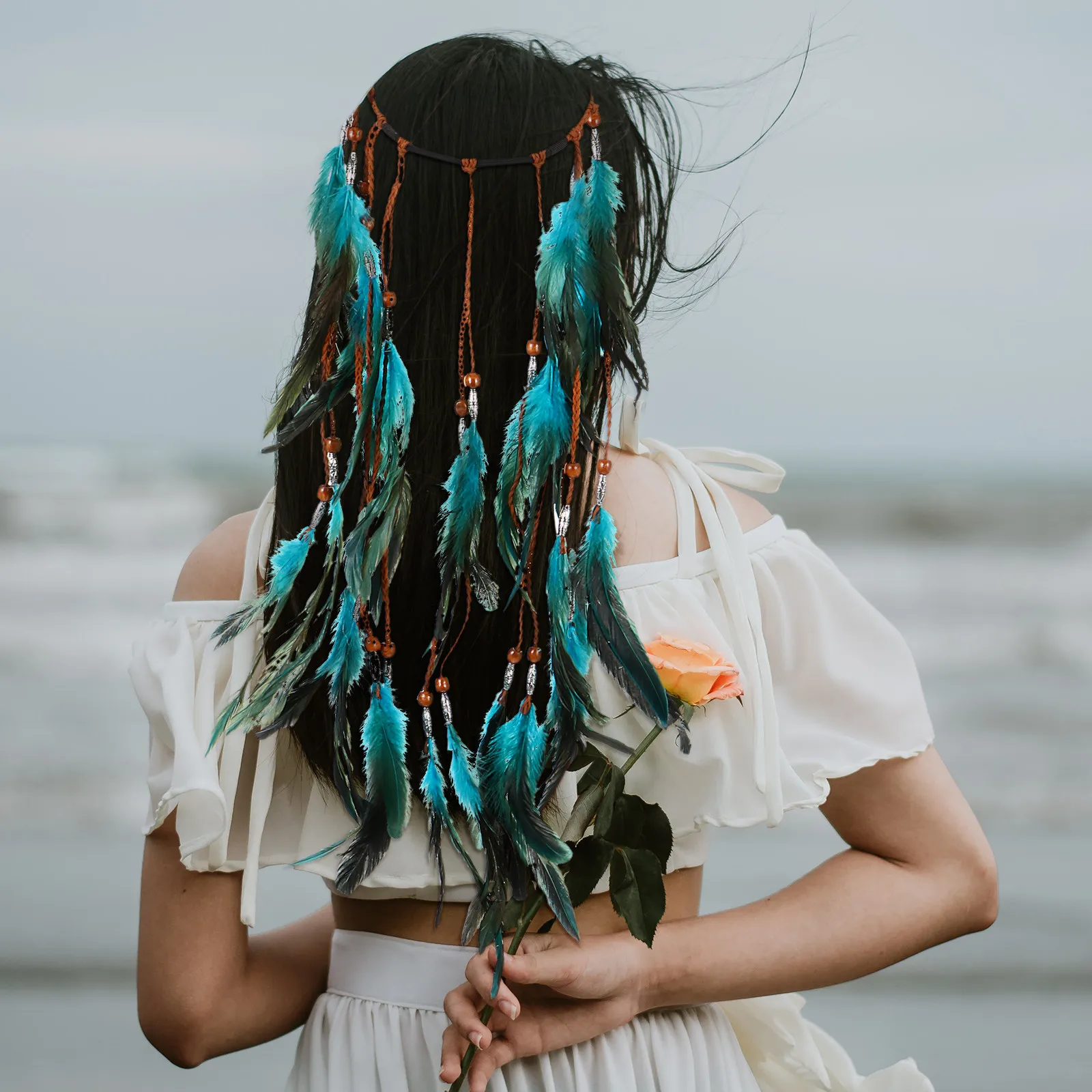 Headband Women Bohemian Style Elegant Lightweight Hair Accessory for Festival Party Dancing Photo Props
Headband Women Bohemian Style Elegant Lightweight Hair Accessory for Festival Party Dancing Photo Props