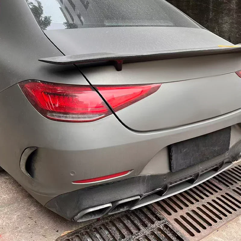 For Mercedes-Benz CLS W257 Real Dry Carbon Fiber Rear Wind Splitters Cover Panel Trim Exterior Parts Body Kits Accessories
For Mercedes-Benz CLS W257 Real Dry Carbon Fiber Rear Wind Splitters Cover Panel Trim Exterior Parts Body Kits Accessories