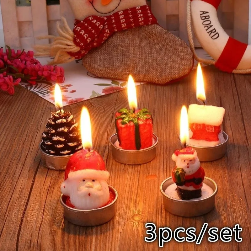3Pcs/set Christmas Craft Gift Candle Christmas Candles Santa Claus Snowman Cartoon Model Candle Gift Home Decoration
3Pcs/set Christmas Craft Gift Candle Christmas Candles Santa Claus Snowman Cartoon Model Candle Gift Home Decoration