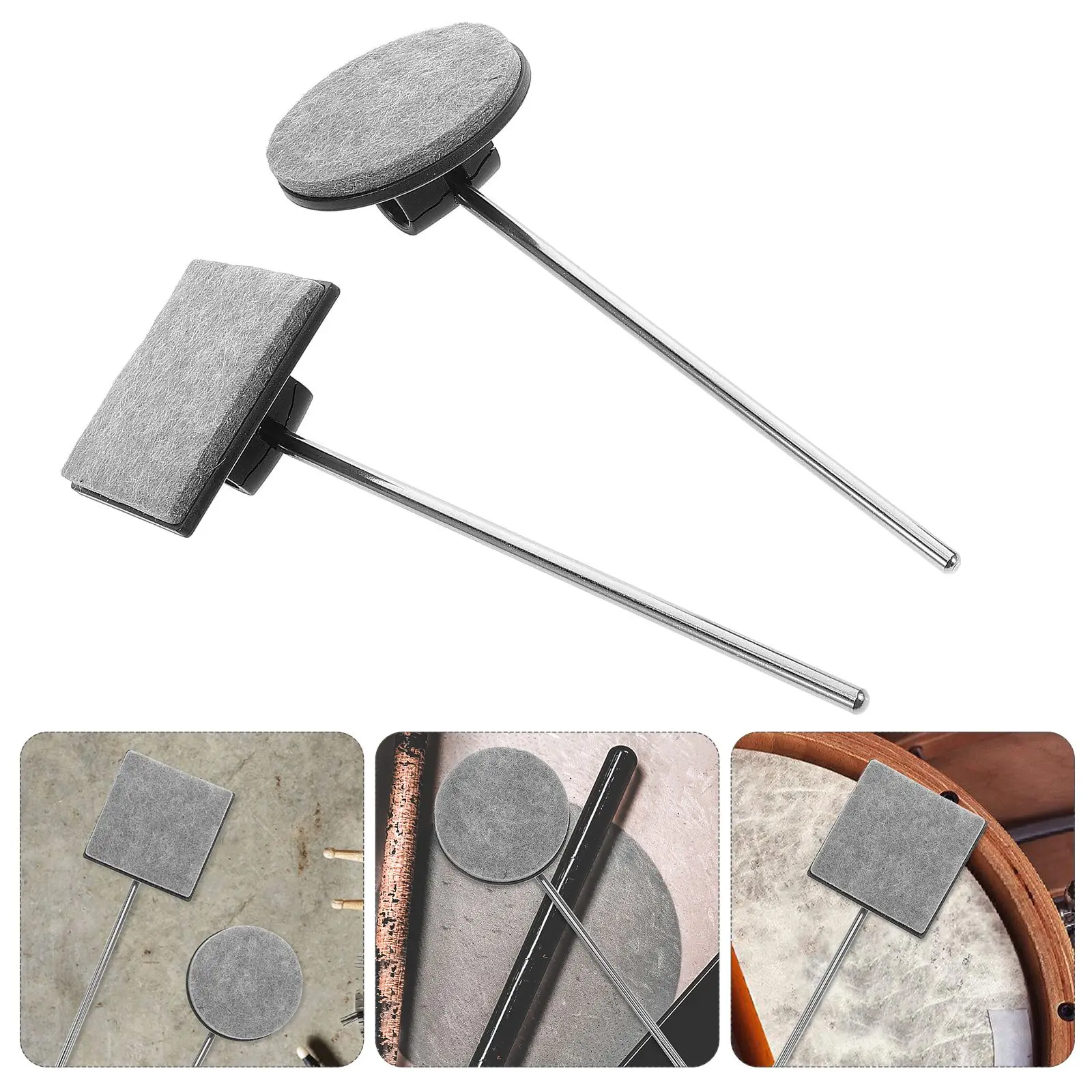 Drum Pedal Bass Beater Effects Musical Instrument Accessories Stainless Steel Machine Felt Drum Pedal Felt Bass Drum Beater
Drum Pedal Bass Beater Effects Musical Instrument Accessories Stainless Steel Machine Felt Drum Pedal Felt Bass Drum Beater