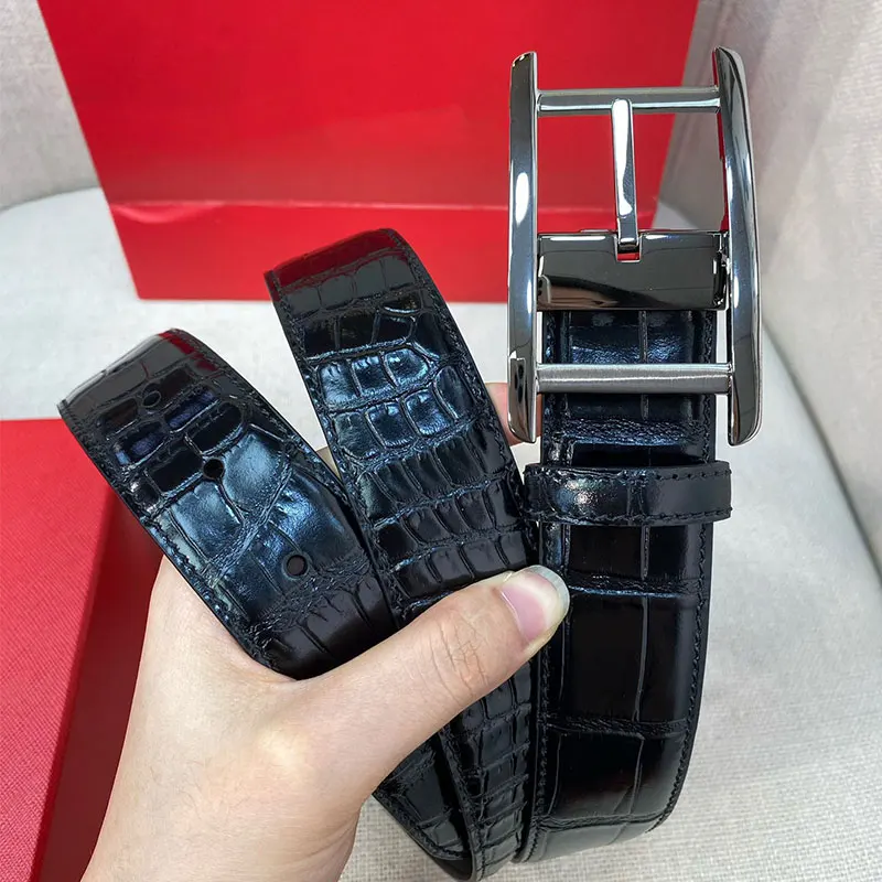 Luxury Designer Belt Genuine Leather Crocodile Pattern Needle Buckle Belt 3.5CM Men's Business Casual Belt Man Fashion
Luxury Designer Belt Genuine Leather Crocodile Pattern Needle Buckle Belt 3.5CM Men's Business Casual Belt Man Fashion