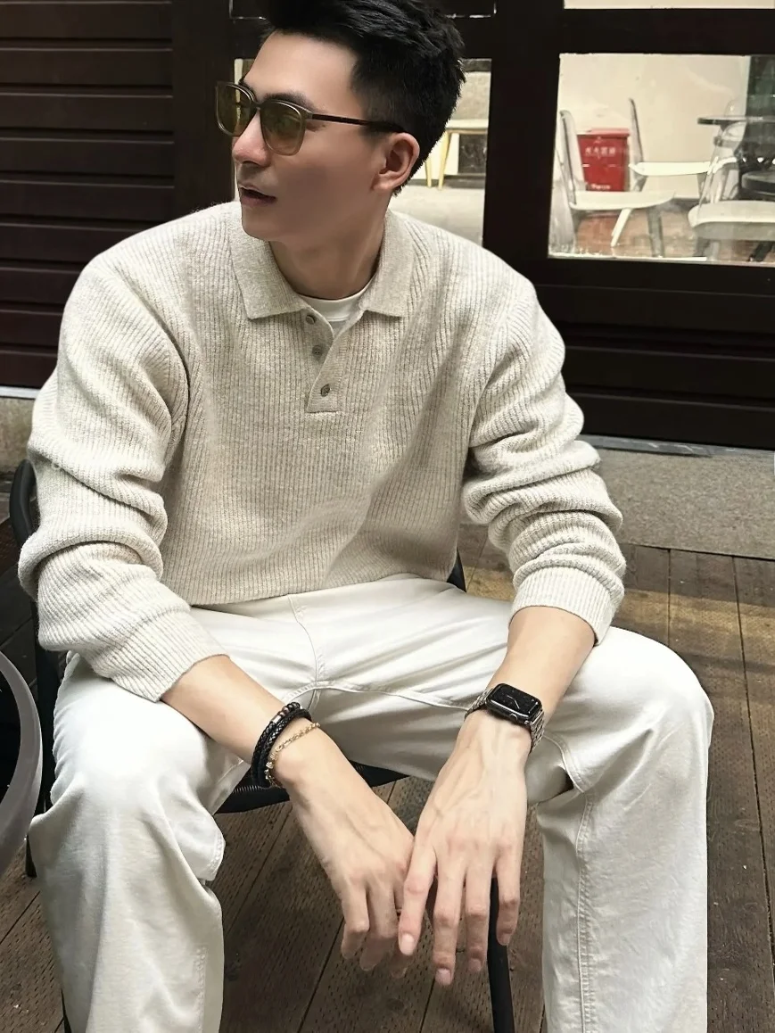 Осень-зима, мягкий свитер Long Sve, мужской цветной повседневный простой вязаный удобный топ из полиэфирного волокна
Осень-зима, мягкий свитер Long Sve, мужской цветной повседневный простой вязаный удобный топ из полиэфирного волокна