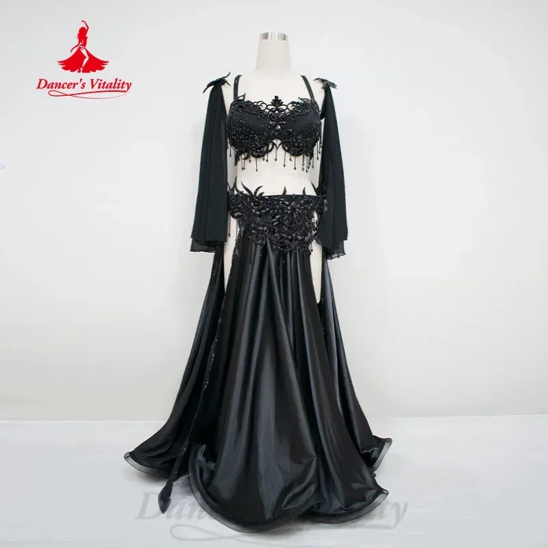 Belly Dance Performance Set for Women Customized Senior AB Stones Bra+Satin Long Skirt 2pcs Oriental Dance Competition Costumes
Belly Dance Performance Set for Women Customized Senior AB Stones Bra+Satin Long Skirt 2pcs Oriental Dance Competition Costumes