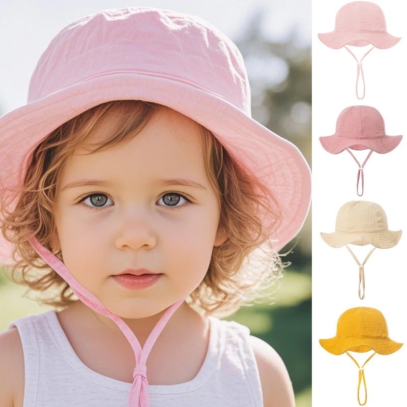 Summer Autumn Solid Color Baby Sun Hat Panama for Girls Boys Anti UV Protection Beach Fisherman Caps Kids Bucket Hat Outdoor
Summer Autumn Solid Color Baby Sun Hat Panama for Girls Boys Anti UV Protection Beach Fisherman Caps Kids Bucket Hat Outdoor