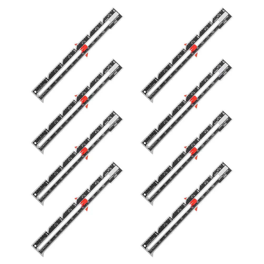 8Pcs Precision Sewing Gauge Set Aluminum Alloy Sliding Ruler for Quilting Patchwork Fabric Marking Measuring Seam Alignment
8Pcs Precision Sewing Gauge Set Aluminum Alloy Sliding Ruler for Quilting Patchwork Fabric Marking Measuring Seam Alignment