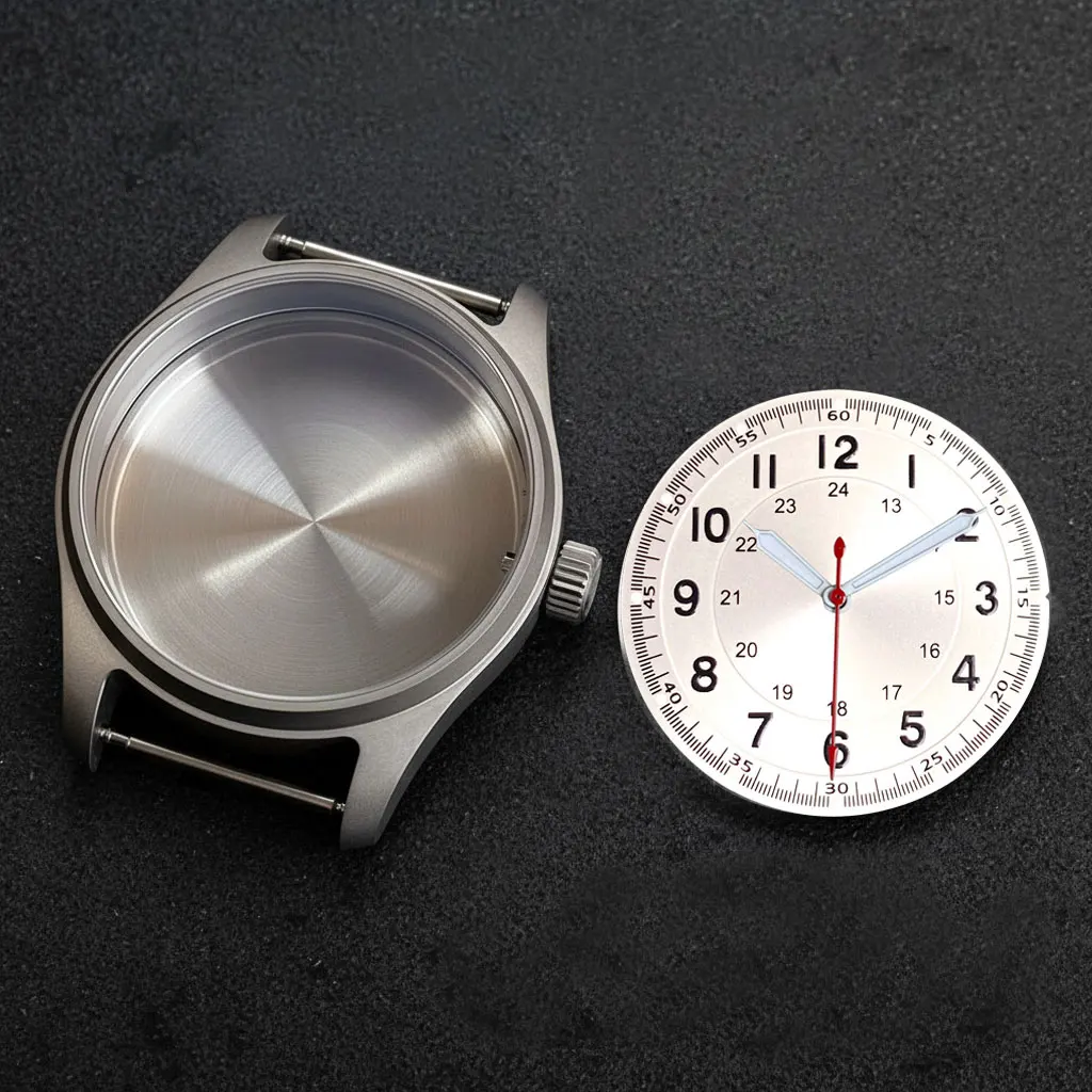 39mm Anti-allergy Titanium Case 20ATM Waterproof Arabic Number Dial Fit NH35 ETA2824 PT5000 Miyota ST1612 Pilot Automatic Watch
39mm Anti-allergy Titanium Case 20ATM Waterproof Arabic Number Dial Fit NH35 ETA2824 PT5000 Miyota ST1612 Pilot Automatic Watch