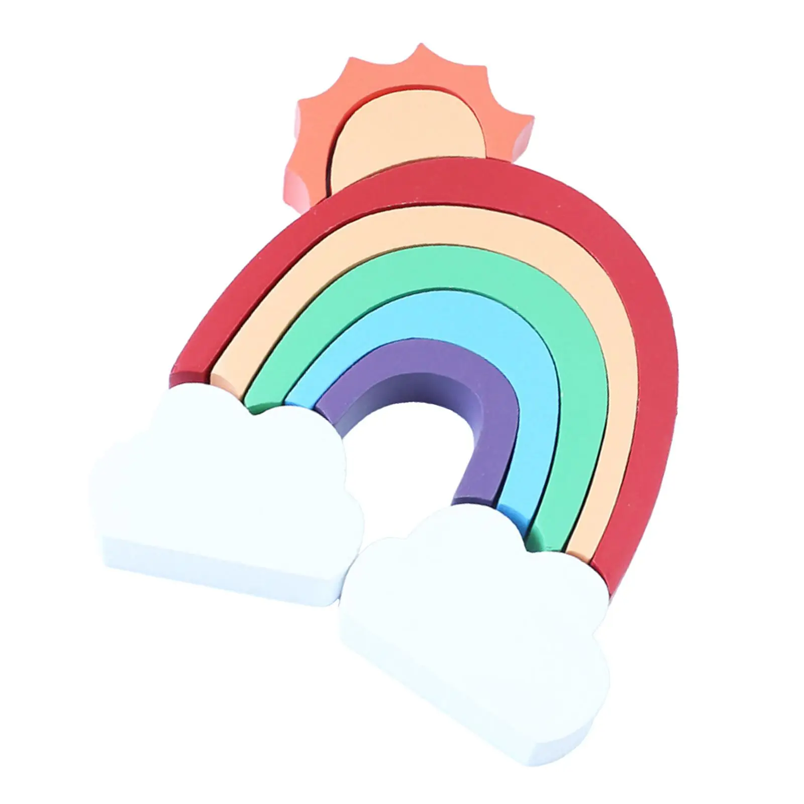 9Pcs Wooden Rainbow Stacker Montessori Shape Matching Wooden Toys for Toddlers Boy Girl
9Pcs Wooden Rainbow Stacker Montessori Shape Matching Wooden Toys for Toddlers Boy Girl