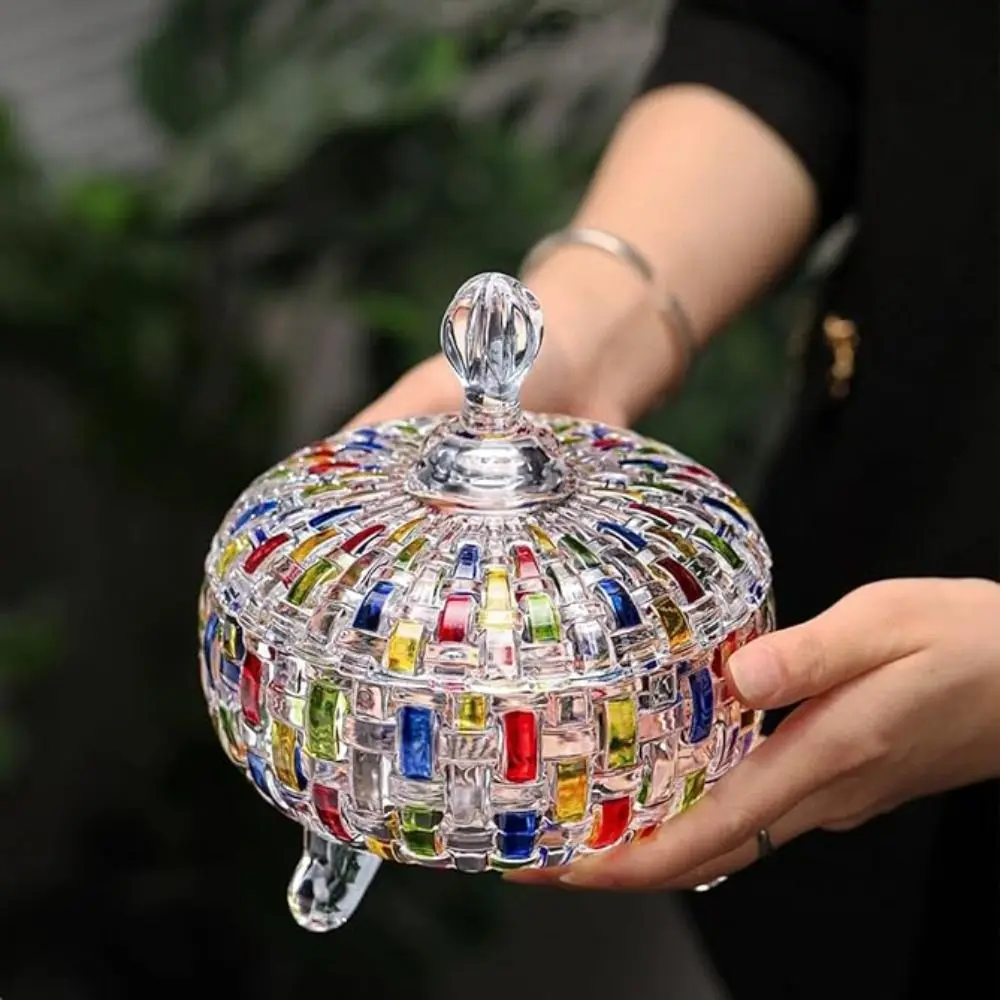 Elegant Glass European Style Candy Jar Dust-proof Colorful Halloween Candy Storage Box with Lid Fruit Bowl Party
Elegant Glass European Style Candy Jar Dust-proof Colorful Halloween Candy Storage Box with Lid Fruit Bowl Party