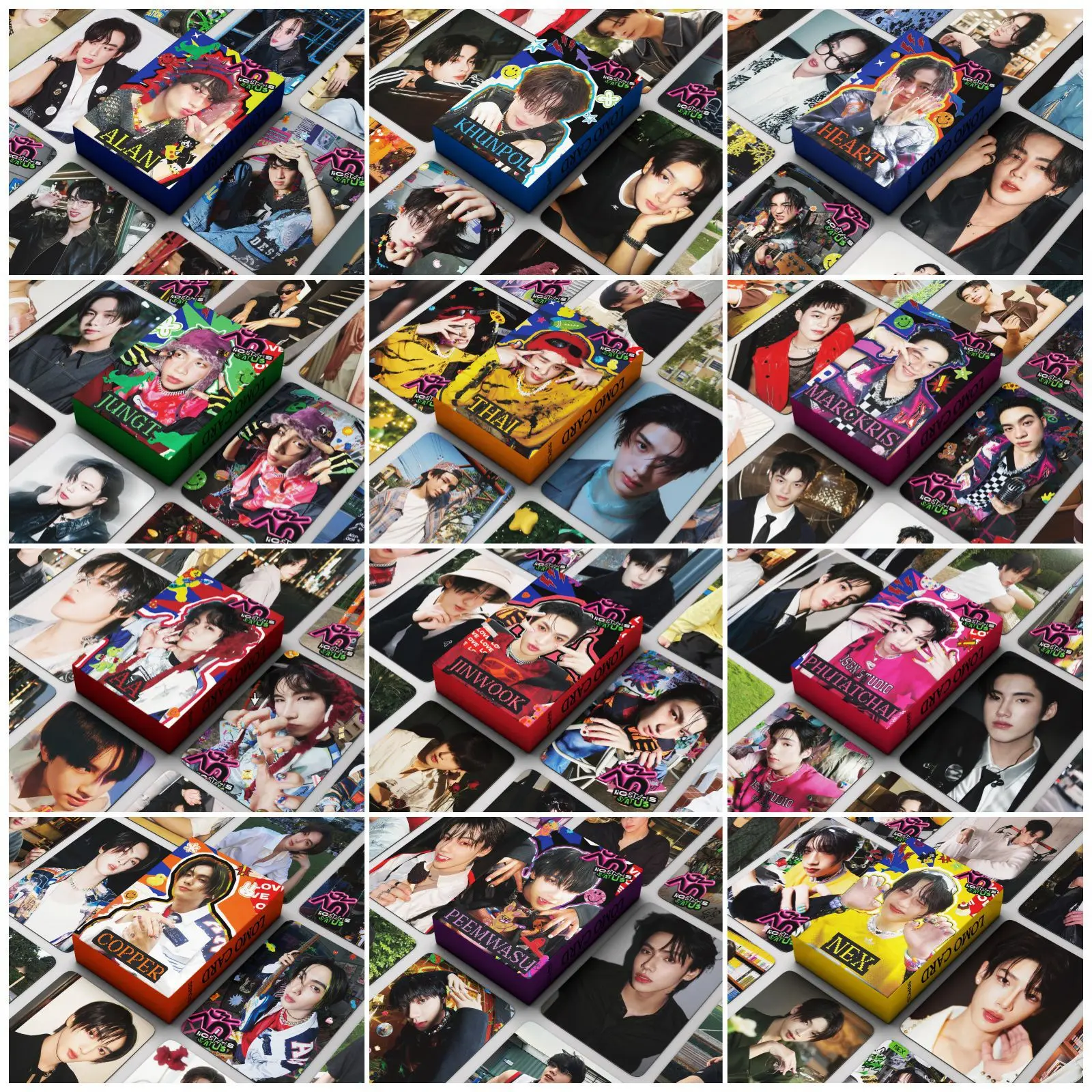 Total Link 55pcs in Stock Thai Boy Band BUS Because of You I Shine Celebrity Fan Collection Card Postcard Photo Card LOMO Card
Total Link 55pcs in Stock Thai Boy Band BUS Because of You I Shine Celebrity Fan Collection Card Postcard Photo Card LOMO Card