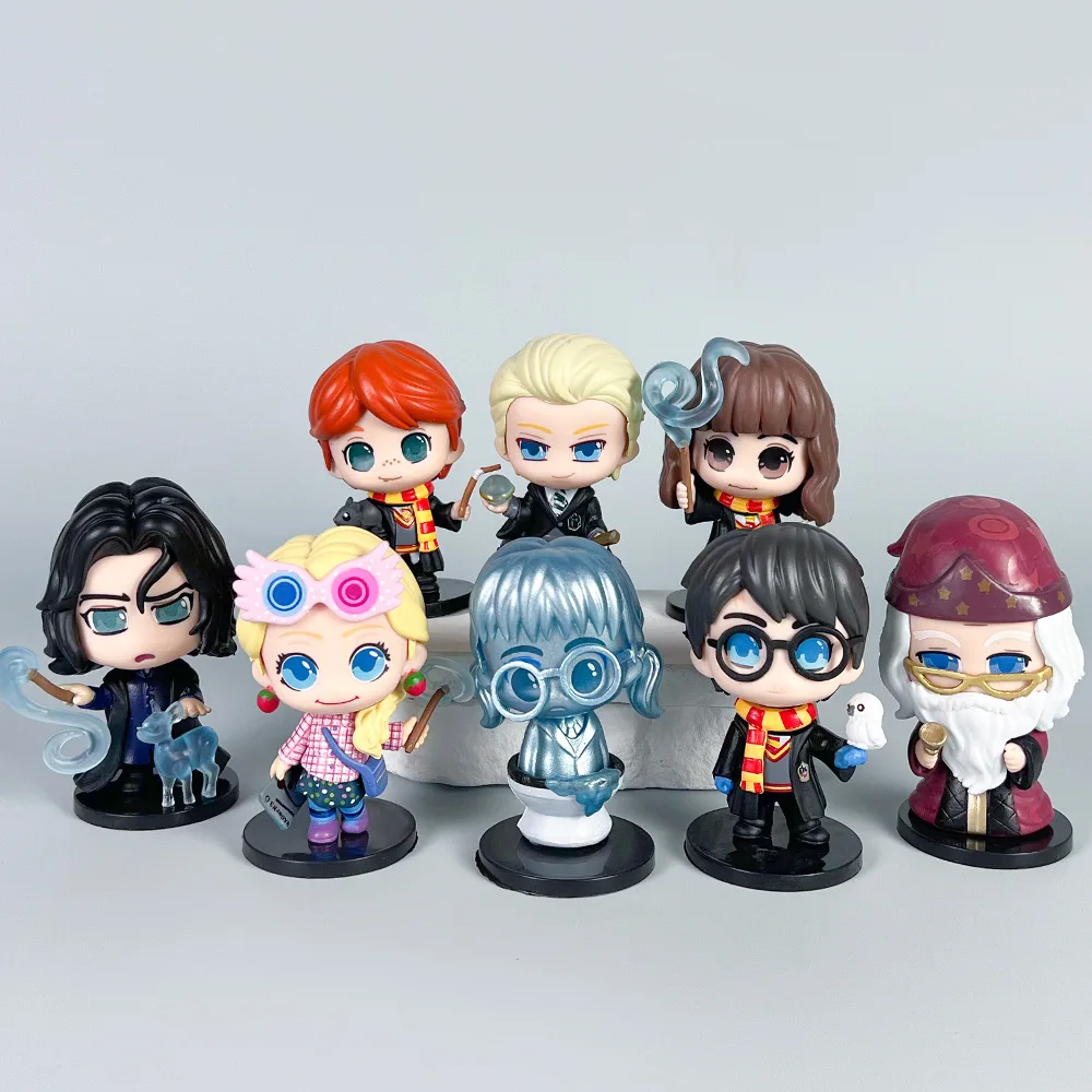 8pcs/set Anime Figure Harry Potter Magic Hogwarts Luna Moaning Myrtle Q Version Kawaii Figure Toys Decorative Gifts
8pcs/set Anime Figure Harry Potter Magic Hogwarts Luna Moaning Myrtle Q Version Kawaii Figure Toys Decorative Gifts